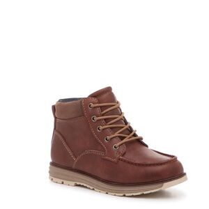 Brown Leather Ankle Boots